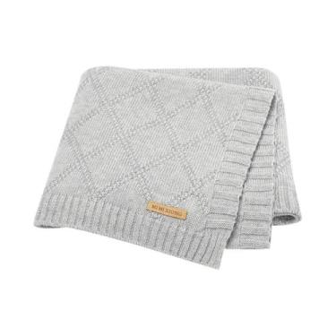 Imagem de Cobertores De Algodão Unissex Para Bebês 90x70cm Envoltório Para Recém