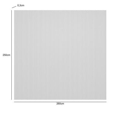Imagem de Painel Ripado De Madeira Para Sala Quarto 258x250cm Slats L05 Nature - Lyam Decor