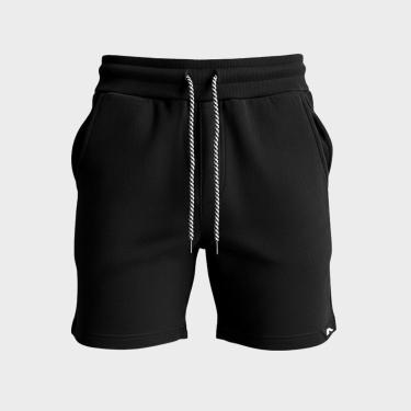 Imagem de Bermuda Masculina Moletinho Short Moletom Dagg Algodão Lisa Com Bolsos-Masculino