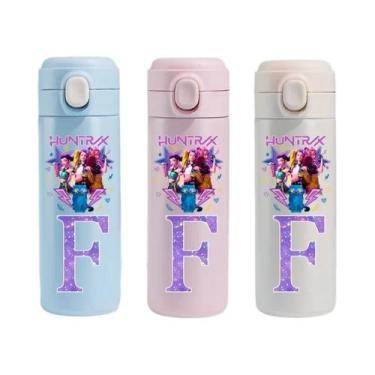 Imagem de Garrafa Térmica De Aço Inoxidável 420ML K-Pop Demon Hunters Para Menin