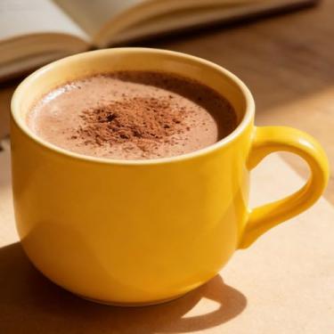 Imagem de Arawat Tigelas de sopa amarelas de 600 ml, seguras para micro-ondas com alças colher e porta-copos Caneca de café grande, canecas de café 2GG, xícara de cappuccino, xícaras de chá de cerâmica grandes