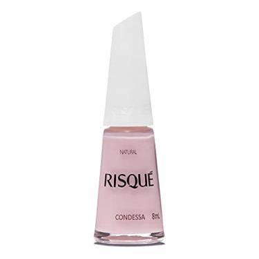 Imagem de Esmalte Risqué Rosas Natural Condessa 8ml, Risqué, Condessa, 8 ml