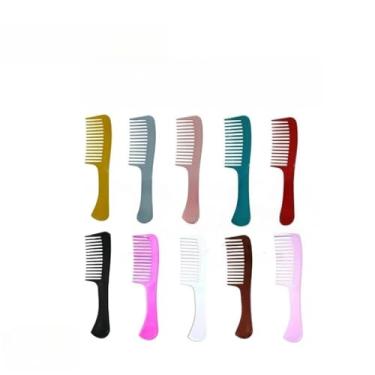 Imagem de Pente Desembaraçador Profissional Trissé para Cabelo Cacheado Crespo e Liso Anti Frizz Durável Acessório de Beleza (Multicolorido)