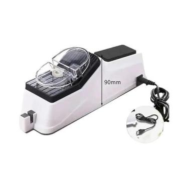 Imagem de Afiador Elétrico Automático USB Para Facas De Cozinha E Tesouras, Ferr