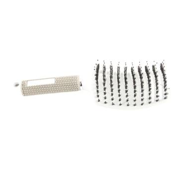 Imagem de Generic Pente de Massagem para Couro Cabeludo, Cerdas de Nylon, Escova de Cabelo Desembaraçadora, Ferramentas de Estilo para Cuidados Com Os Cabelos, Massagem de Dentes Com Contas Redondas, Adequada para Cabelos Secos e Molhados, Uso Pessoal (Branco)