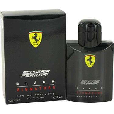 Imagem de Ferrari Scuderia Assinatura Eau de Toilette Spray para homens, Black, 4,2 onça fluida