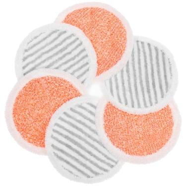 Imagem de ZJRDYYK 6 peças de substituição para esfregão a vapor para S8201, S8001, S7201, S7000AMZ, S7000, S7000, S7001TGT, S7005, S7020, S7000C, S7001C, XKITP7000, S72 0011 WBKT, microfibra reutilizável