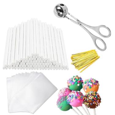 Imagem de Conjunto de saco de petisco para bolo, pirulito, ferramenta para fazer doces, chocolate e bolo