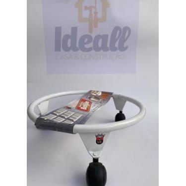 Imagem de Suporte Botijão Em Metal Com Roda De PVC - VILA RICA (105513)