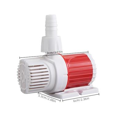 Imagem de aqxreight Bomba de Aquário DC 20W 1000-1200L / H Bomba Submersível de Alto Fluxo DC 12V Ultra Silenciosa de 16,4 Pés Max Lift Booster Sem Escova para Fonte de Tanque de Peixes de