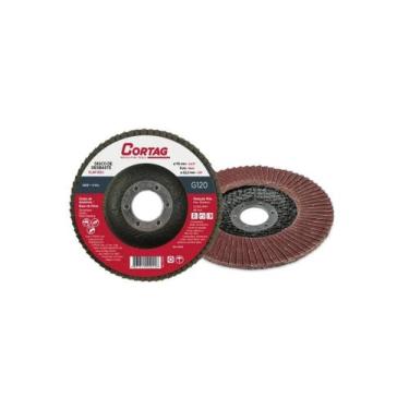 Imagem de Disco de Desbaste Flap 4.1/2'' 115mm G120 - Cortag