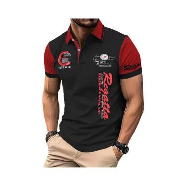Imagem de Camisa Polo Masculina De Verão 2025 De Manga Curta Casual Confortável 