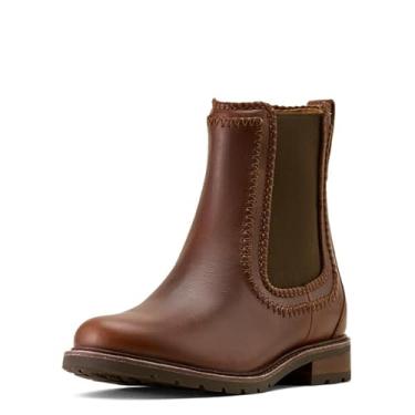 Imagem de ARIAT Bota feminina Wexford Whipstitch Chelsea Western, Conhaque profundo, 11 X-Narrow