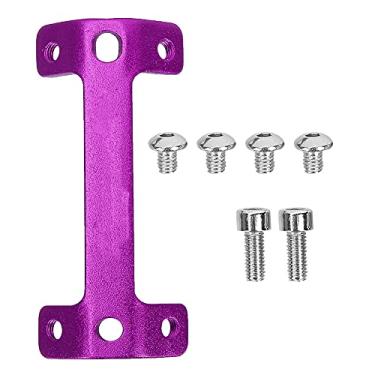 Imagem de Adaptador de suporte para rack de extensão de bicicleta de estrada de montanha de metal OKJHFD Acessórios para ciclismo Extensor de gaiola para bicicleta de montanha Suporte para montagem(purple)