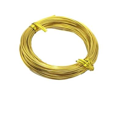 Imagem de Fio de artesanato de alumínio multicolorido de 2 mm, rolo de 10 m para fabricação de joias, embrulho de arame, escultura, fabricação de modelos, design floral, miçangas e suprimentos de artesanato de