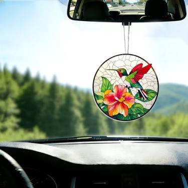 Imagem de Acrílico colorido, apanhador de sol, decoração de janela suspensa de coruja, arte de parede de arco-íris, para sala de estar, quarto, varanda, interior e exterior, jardim, enfeites de Natal 19 x 19 cm