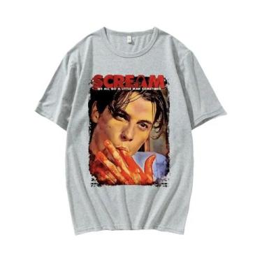 Imagem de Camiseta Feminina De Halloween Com Estampa De Filme De Terror Scream, 