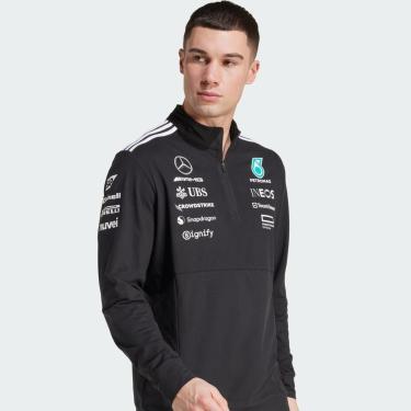 Imagem de Moletom Adidas 1/4Zip Mercedes Amg Petronas Formula One Team Masculino-Masculino