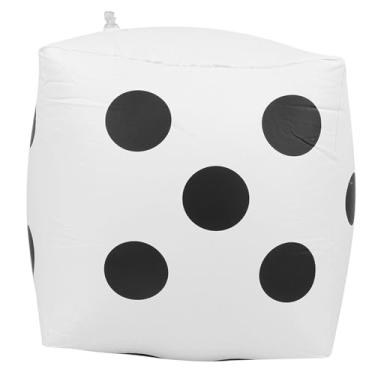 Imagem de Naroote Brinquedo Durável do Jogo da água do PVC Dos Dados Infláveis ​​para Atividades da Festa Clube, 1 Ano + Crianças, Vermelho (Branco)