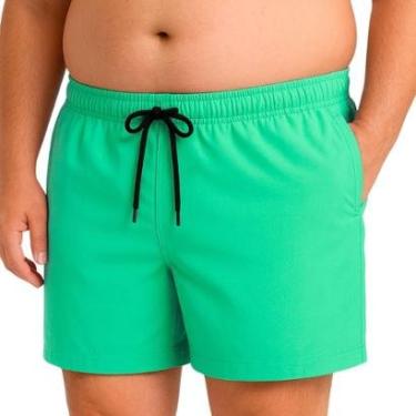 Imagem de Short Tactel Masculino Plus Size Secagem Rápida Elástico Confortável-Masculino