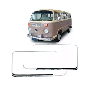 Imagem de Par Friso Janela Com Pestana Kombi Clipper