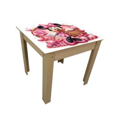Imagem de Adesivo Para Mesa Minnie - Lojinha Da Luc Adesivos