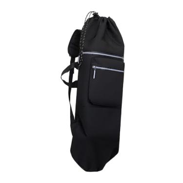 Imagem de RNXRZANK Mochila para Skate, Bolsa para Skate, Cadeira Dobrável, Bolsa de Transporte, Bolsa Impermeável, Mochila para Atividades Ao Ar Livre, Mochila para Viag, Preto