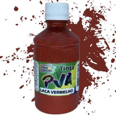 Imagem de Tinta Pva 250ml True Colors - Cores Frias, LACA VERMELHO - 7109