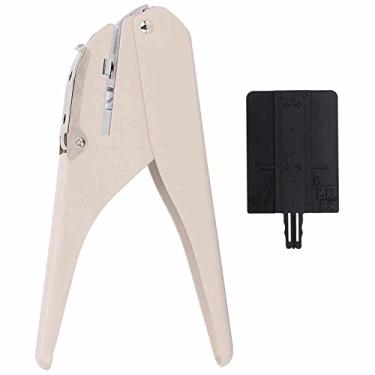 Imagem de Furador de Cogumelo, 6 Folhas de Papel A4, Furador Em Formato de Cogumelo, PARA NOTAR Páginas de Folhas Soltas, Coletor de Chips, Com Régua, PARA Escolas de Escritórios (Róseo)