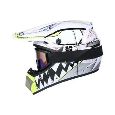 Imagem de Capacete Infantil Off-Road para Motocross, Cross Bike e Downhill (DH),