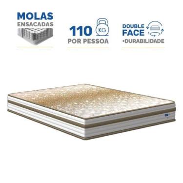 Imagem de Colchão de Molas Ensacadas Double Face Pillow Euro Alfa Probel Queen 1