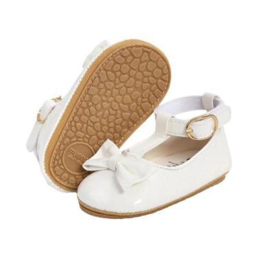 Imagem de Sapatos Baixos Mary Jane Para Bebês Meninas, Com Laço Decorativo, Sapa