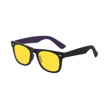 Imagem de Óculos De Computador Unissex UV400 Anti Luz Azul Visão Noturna Ópticos