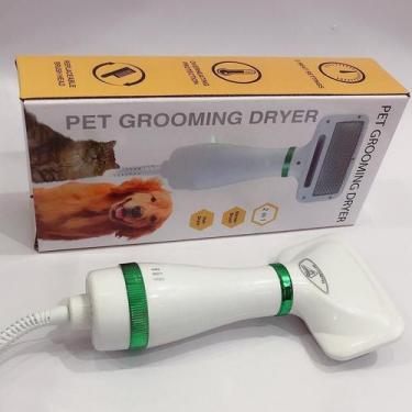 Imagem de cão secador de cabelo secador de cabelo e pente escova pet grooming ga