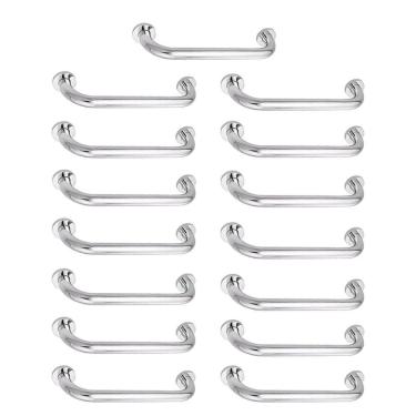 Imagem de Alça De Apoio Inox Kit 15 Unidades Barra 30cm Deficiente Idoso