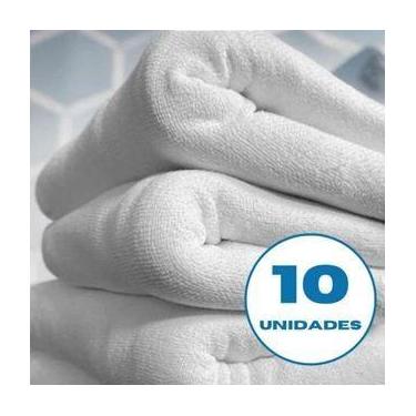 Imagem de Kit 10 Pano de Chão Grande 70x40 Multiuso Xadrez Limpeza Reforçado - N