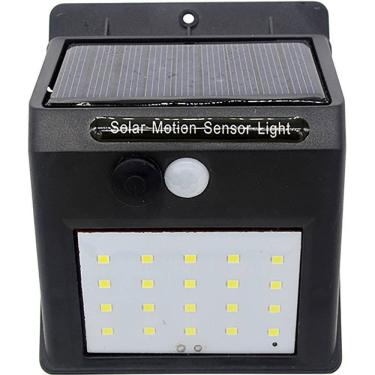 Imagem de Luminaria Solar 20 Led com Sensor De Presença automático