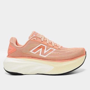 Imagem de Tênis New Balance Fresh Foam x More V6 Feminino, Coral, 34