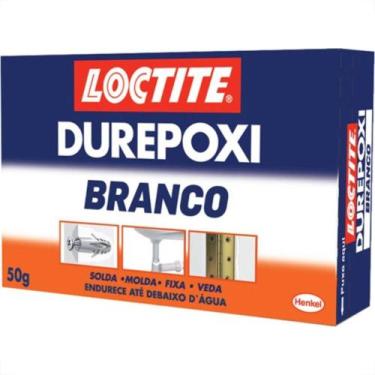 Imagem de Durepoxi Loctite 50G Branco - Kit C/12, Branco