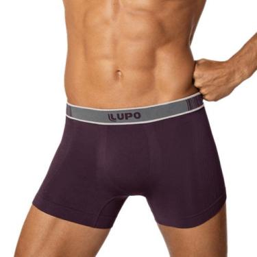 Imagem de Cueca Lupo Boxer Microfibra Sem Costura 766-024, Berinjela, M