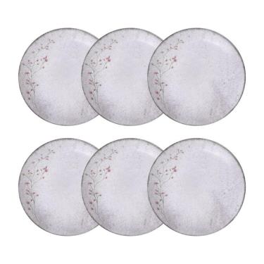 Imagem de Conjunto 6 Pratos Fundos 21cm Porcelana Floralis Tramontina