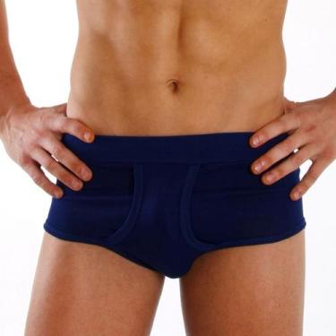 Imagem de Kit c/ 6 Cueca Slip com Abertura em Helanca Brasling, M