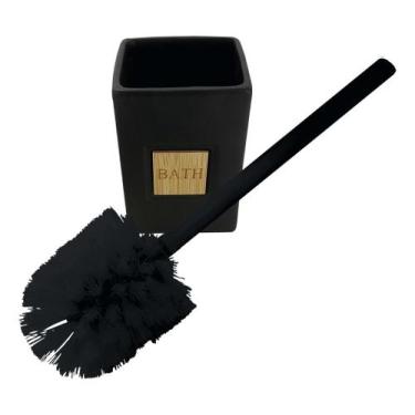 Imagem de Kit Limpeza Escova Para Banheiro Em Ceramica Bath Mimo Style