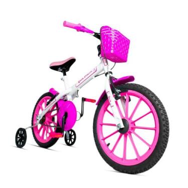Imagem de Bicicleta Infantil Aro 16 Ravok Meninos e Meninas com Rodinhas 3 a 7 A