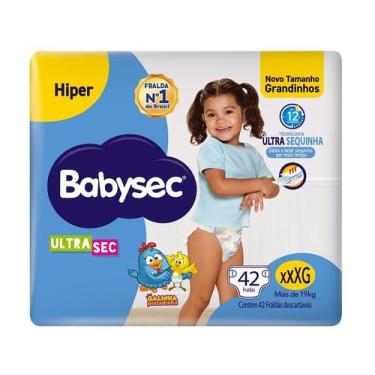 Imagem de Fralda Babysec Galinha Pintadinha Ultrasec Hiper XXXG 42 Unidades