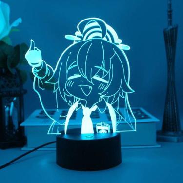 Imagem de Luz noturna LED 3D Oshis No Ko Kasumisawas Miyus Color Change - Yiweis