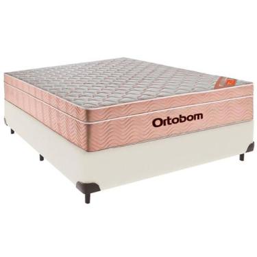 Imagem de Cama Box Viúvo e Colchão Airtech Spring Pocket Molas Ensacadas Ortobom