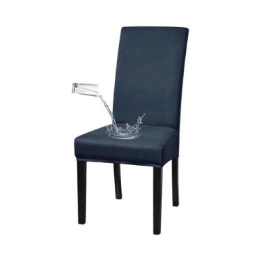 Imagem de Capa De Cadeira Elástica Impermeável Para Proteção E Decoração De Sala