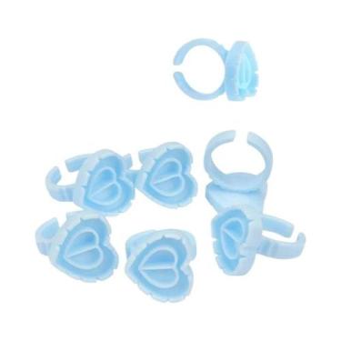 Imagem de Copo De Cola Plástico Descartável Em Formato De Coração Para Extensão 