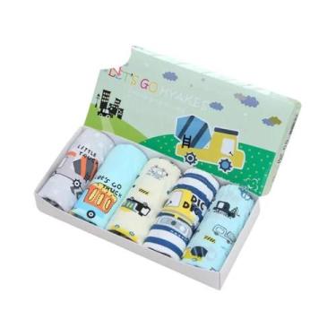 Imagem de Cuecas De Algodão Para Meninos 510 Peças Roupa Íntima Infantil Macia E